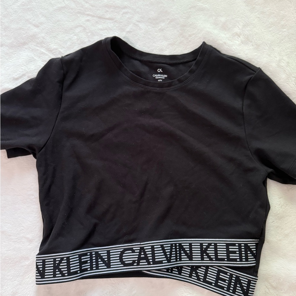 Calvin Klein Black Crop Top